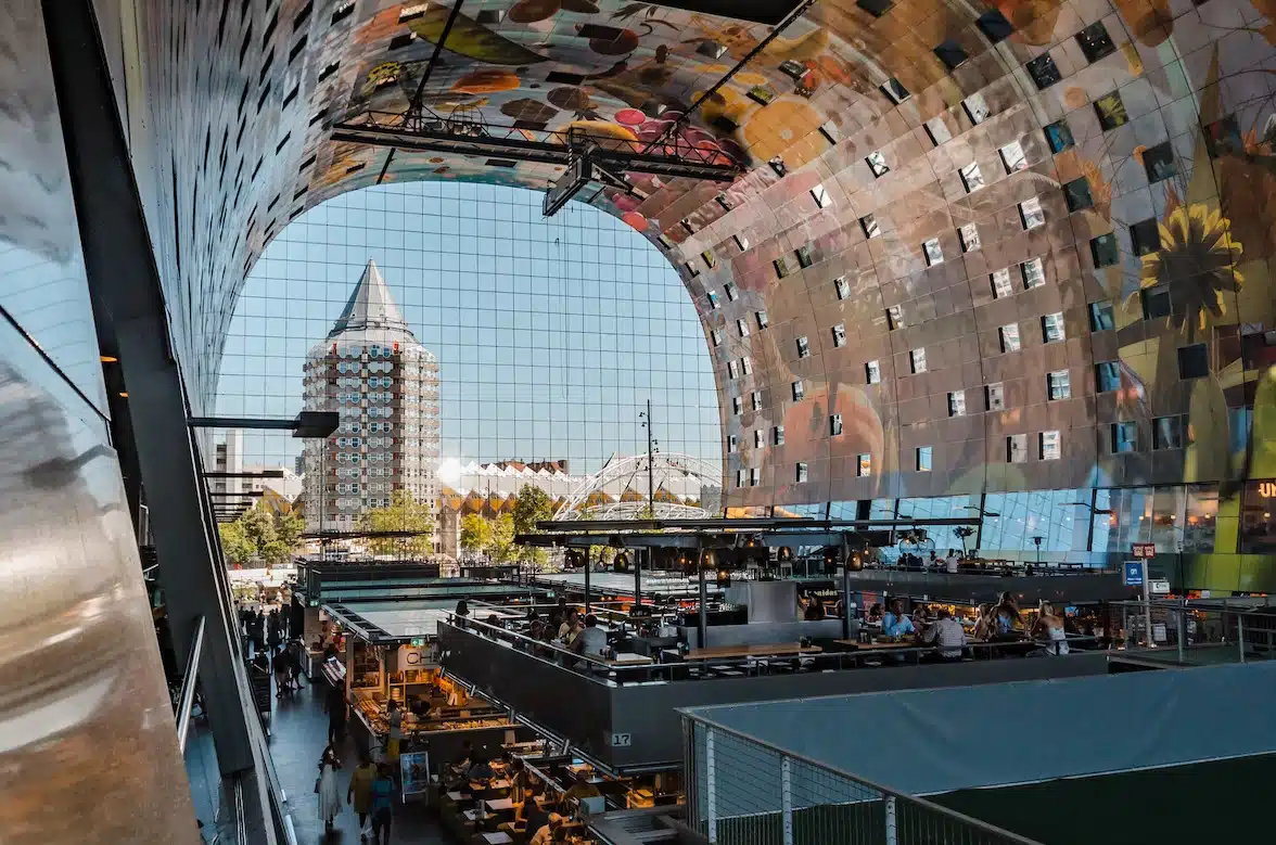 Market hall Rotterdam with restaurants inside - Best Places to Visit in the Netherlands