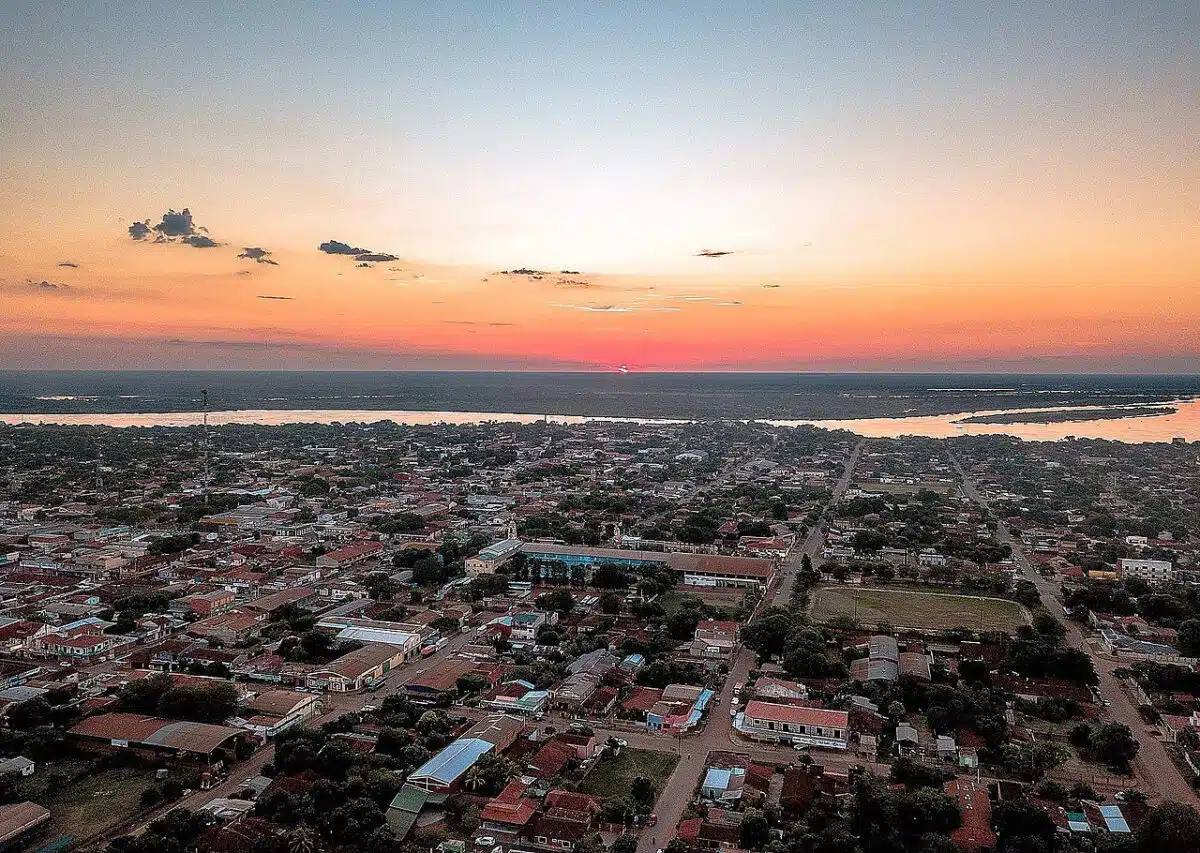 Sunset over Concepción - Best Places to Live in Paraguay