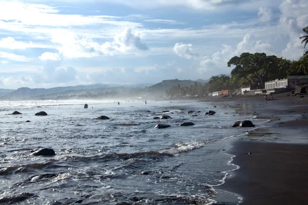 Playa San Blas, El Salvador - Black Sand Beaches in El Salvador