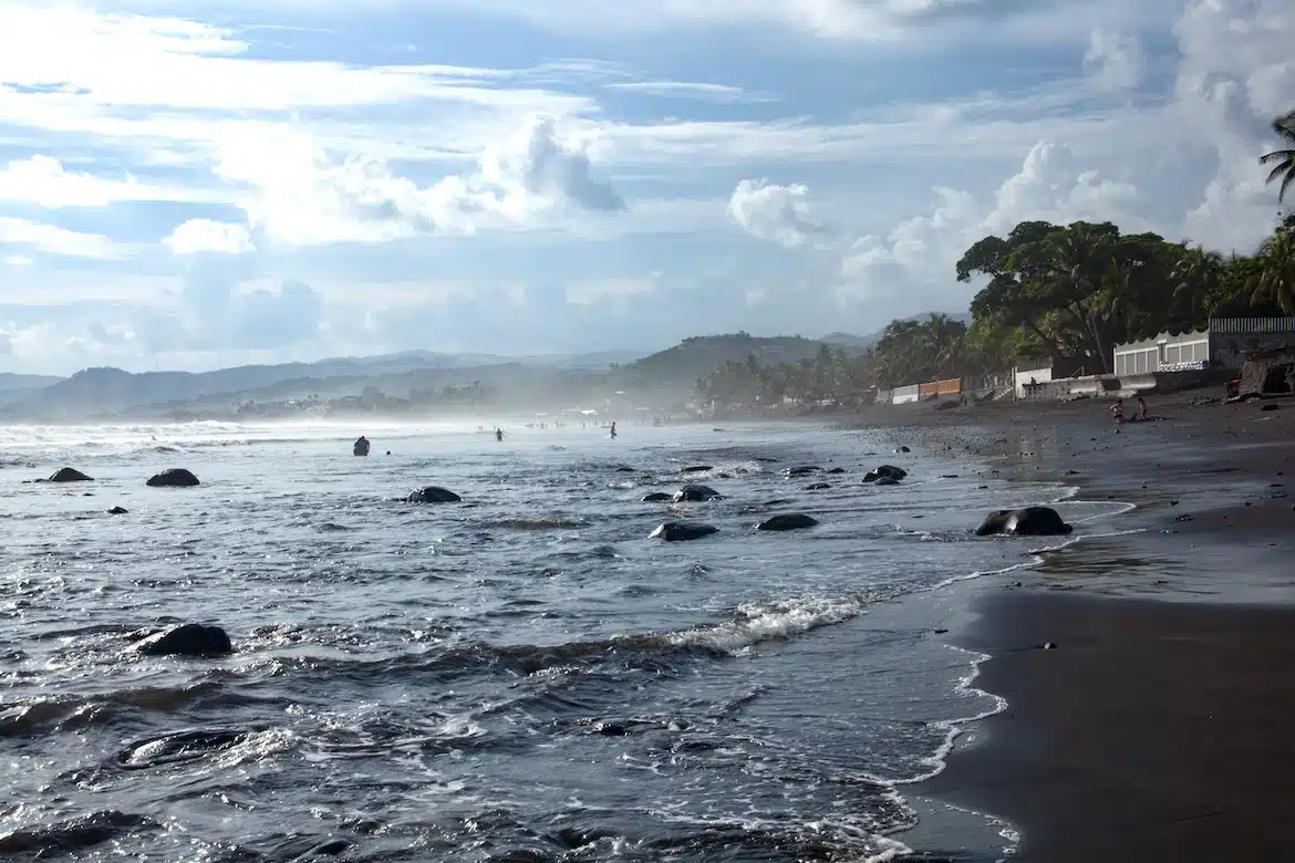 Playa San Blas, El Salvador - Black Sand Beaches in El Salvador