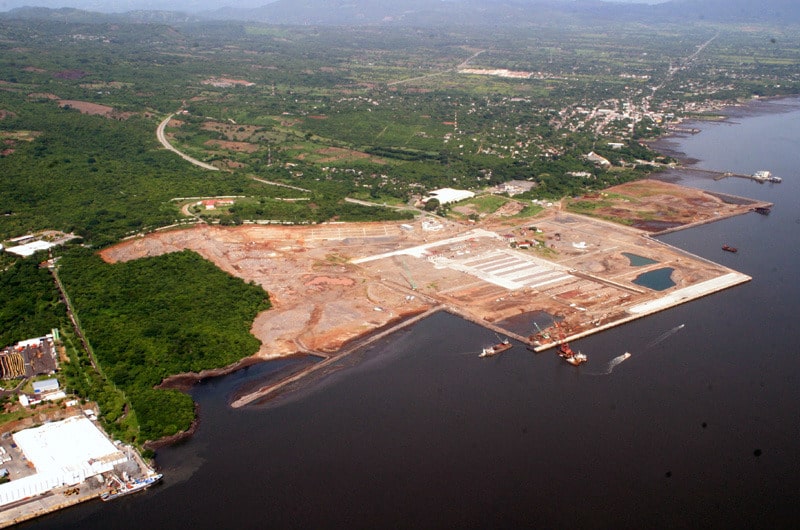 View of the La Union Port - Cities in El Salvador