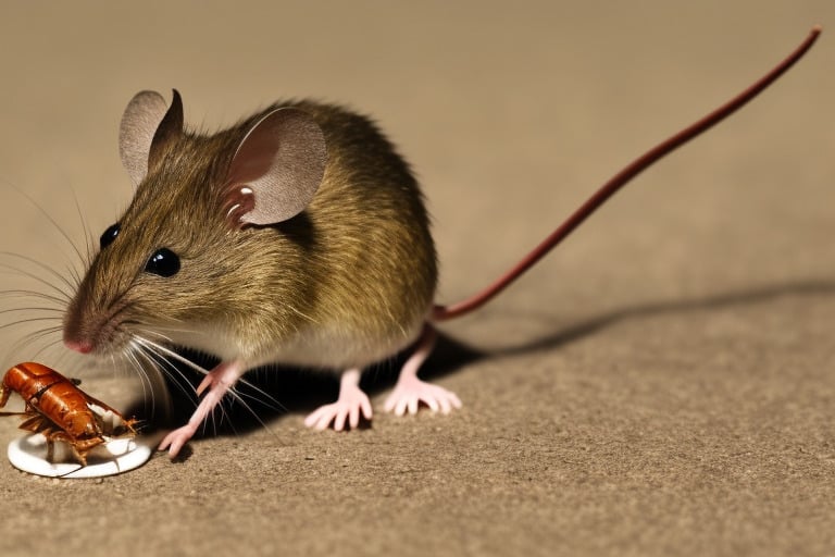 Do Mice eat Roaches