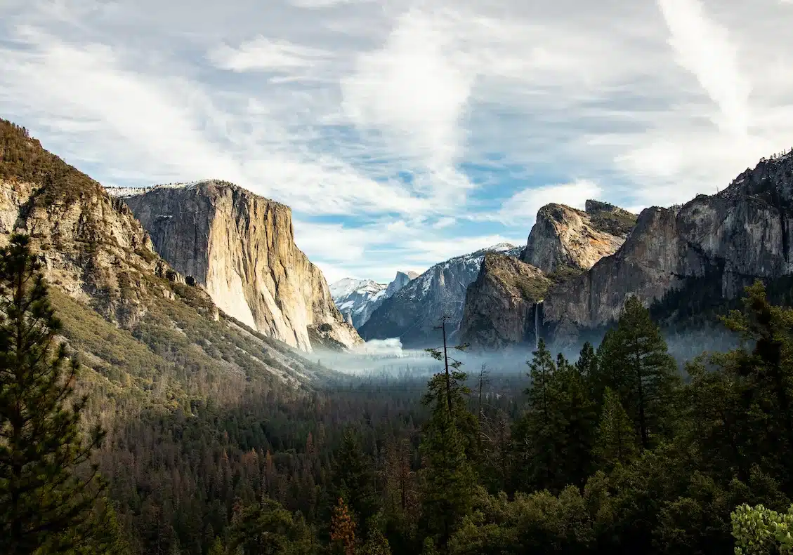 View of the Yosemite National Park
