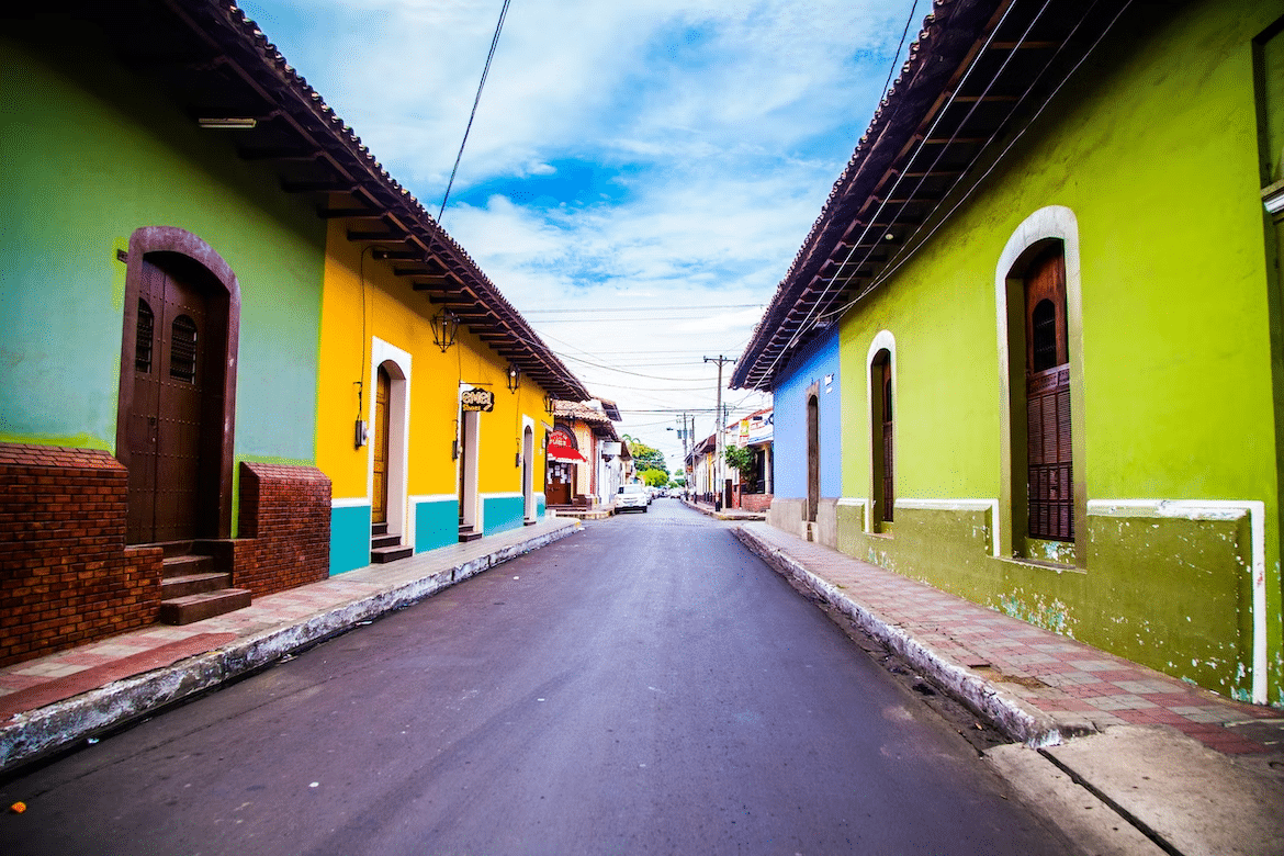Street in Nicaragua - Nicaragua vs Haiti