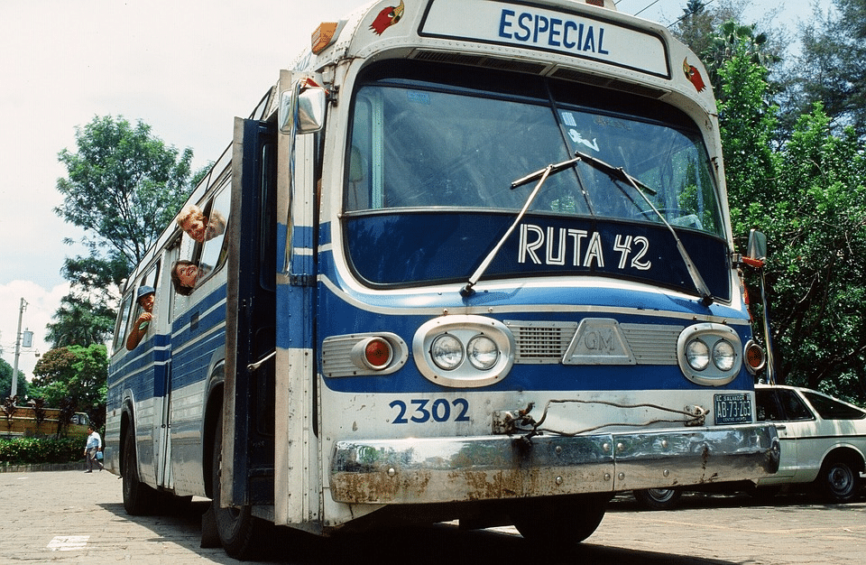 Public Bus in El Salvador