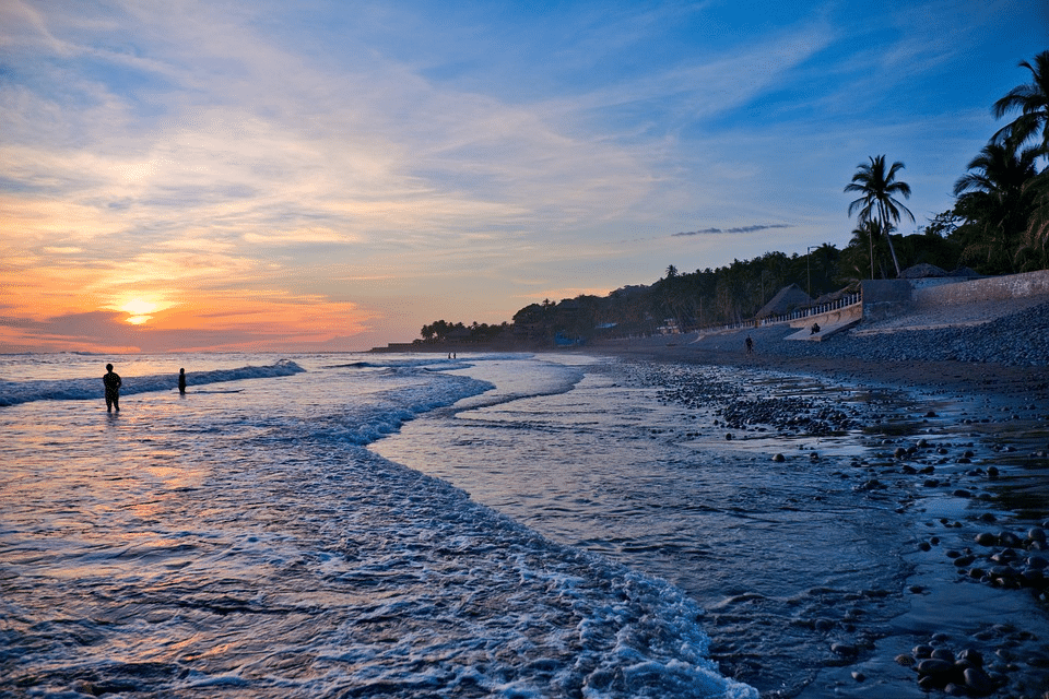 Ocean Beach in El Salvador