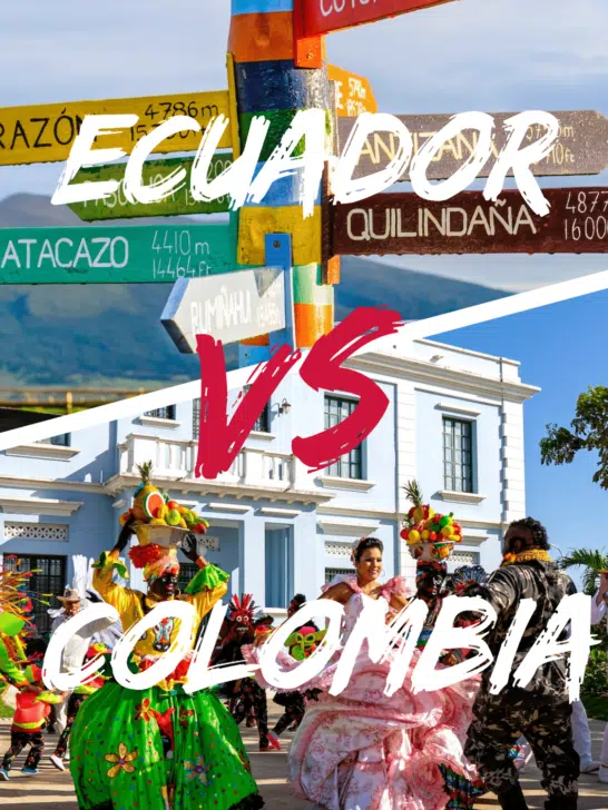 Ecuador vs Colombia: Travel Comparison