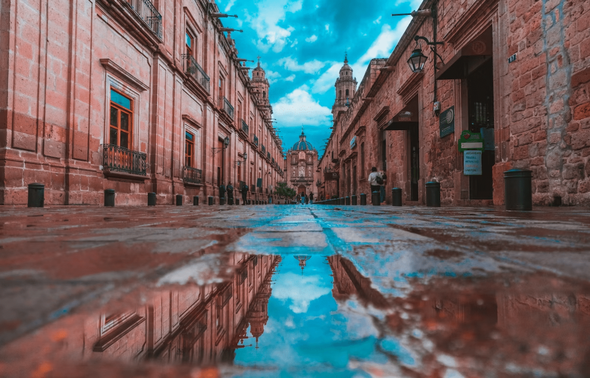 Rainy Morelia, Mexico