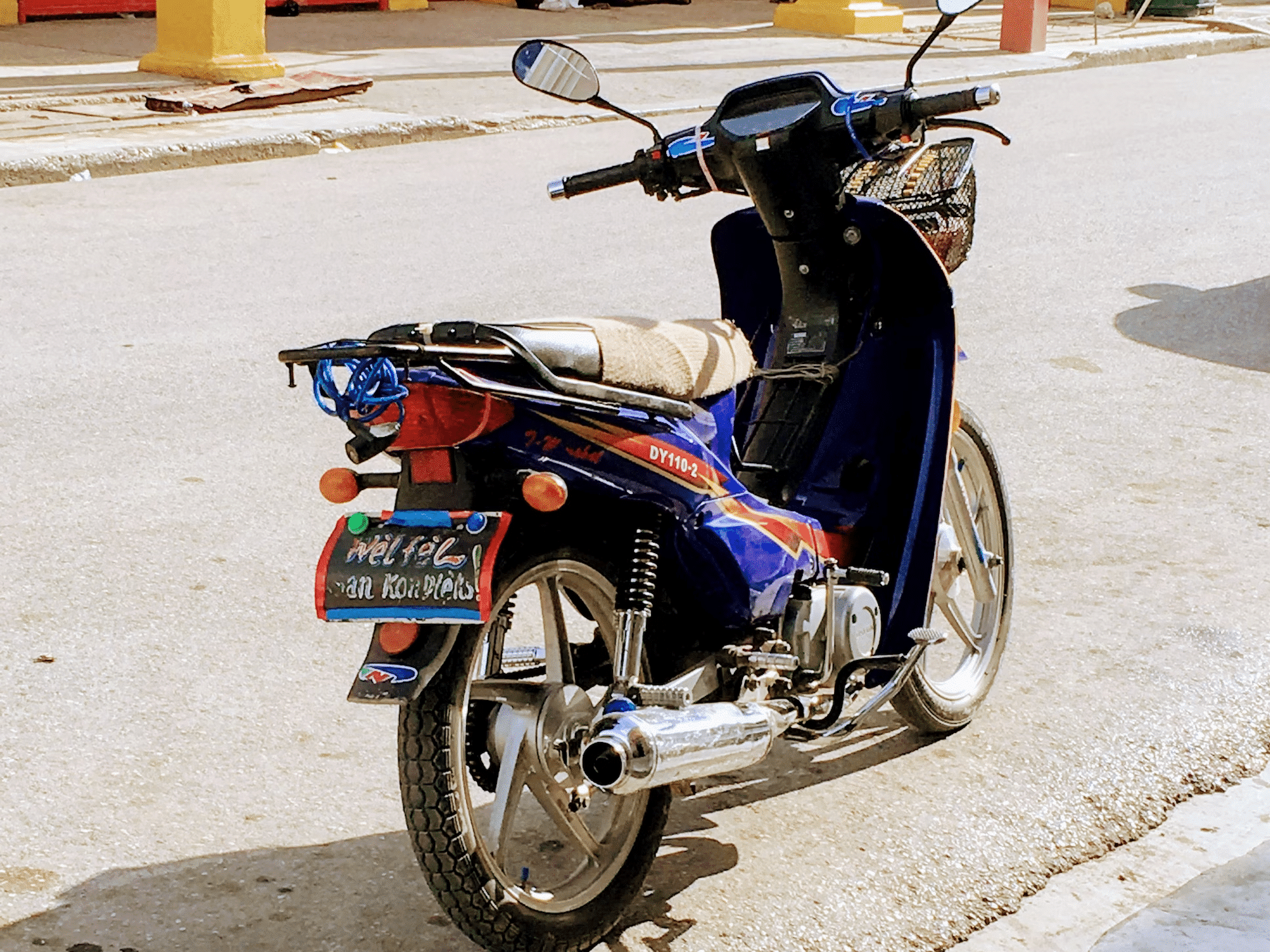 Scooter in Saint-Marc, Haiti