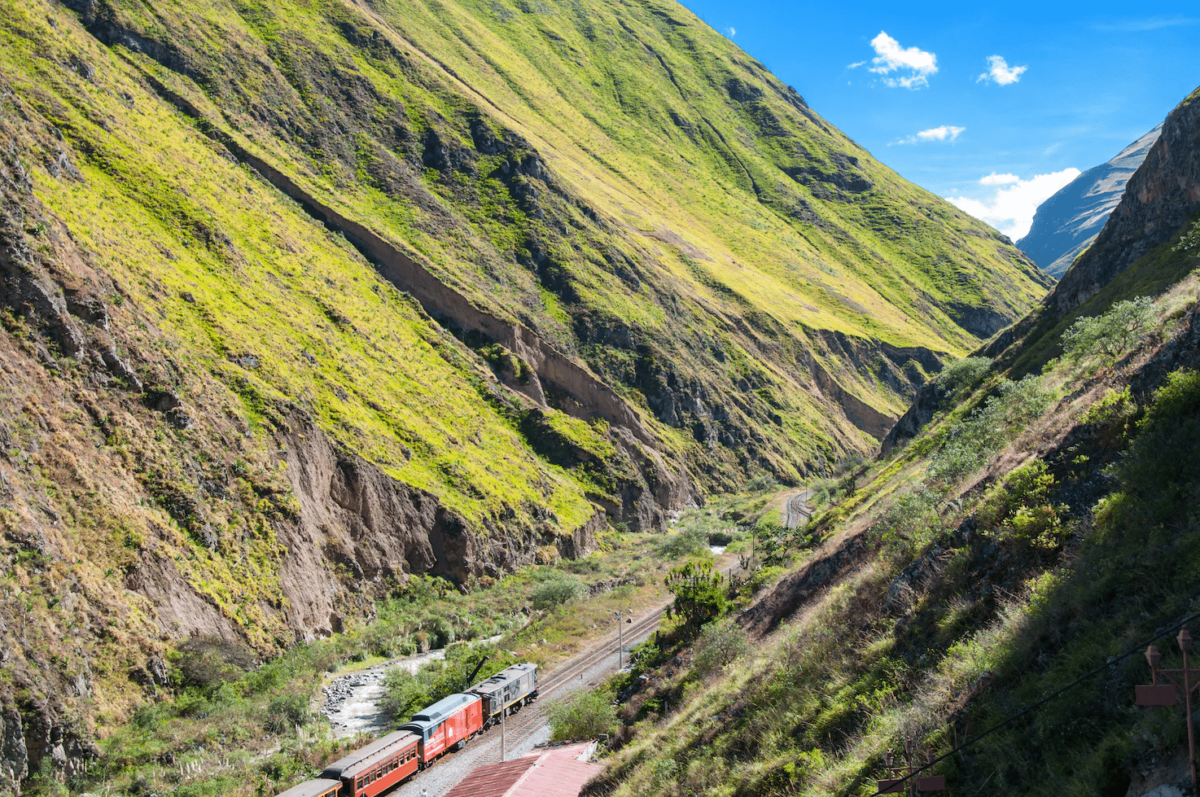 Train in Chimborazo, Ecuador