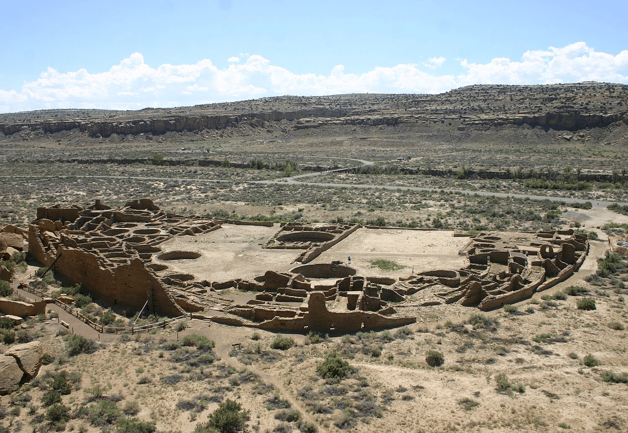 View of the Chaco Culture National Historical Park
