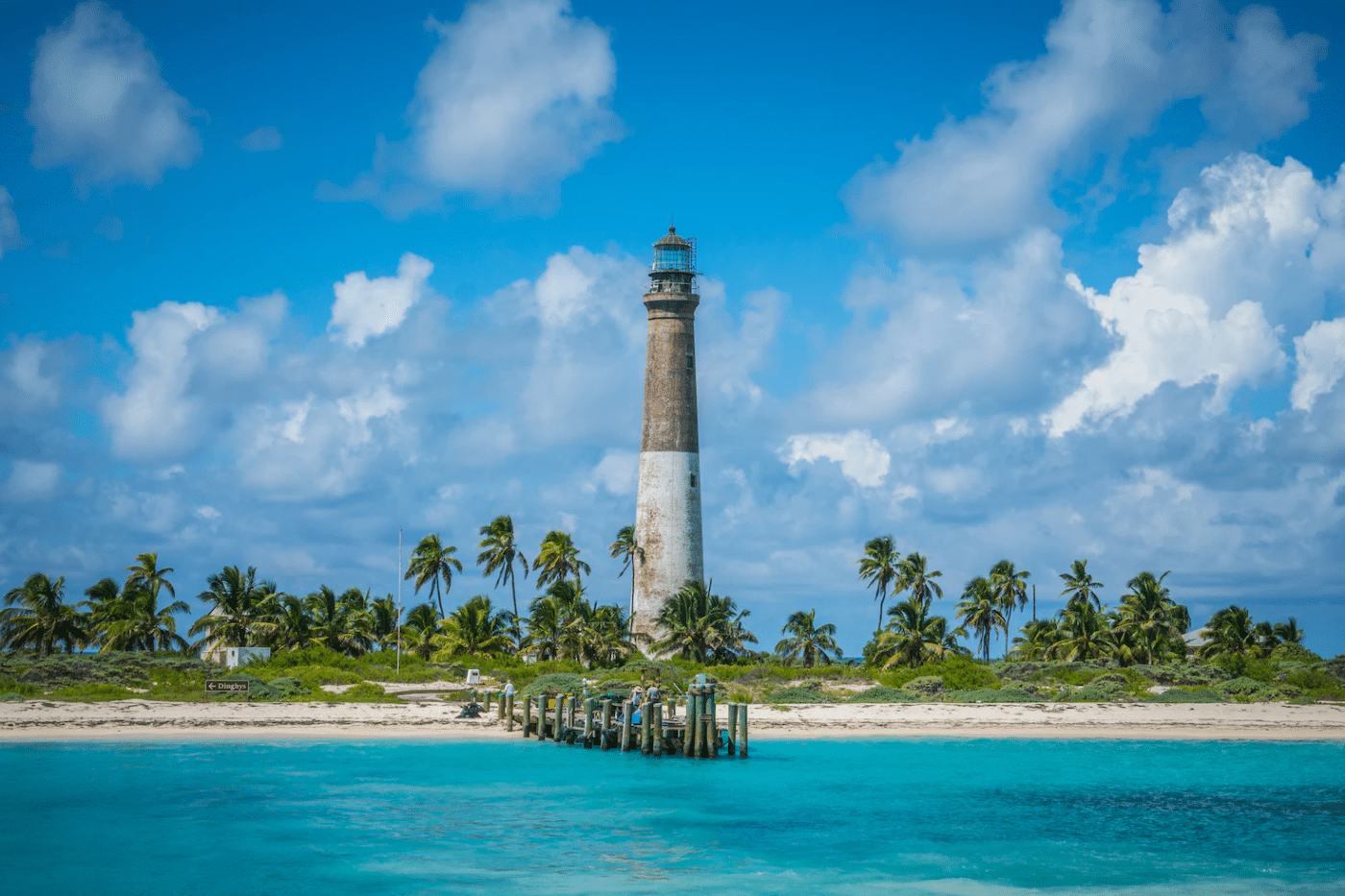 White Sand Beach in Dry Tortugas National Park, United States