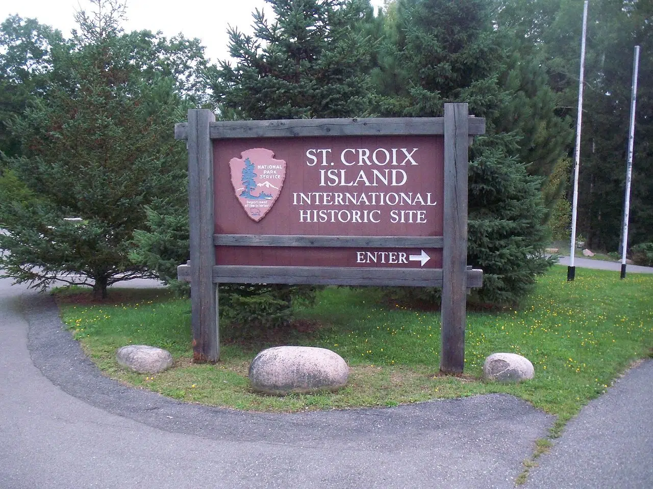 Entrance of St. Croix Island International Historic Site