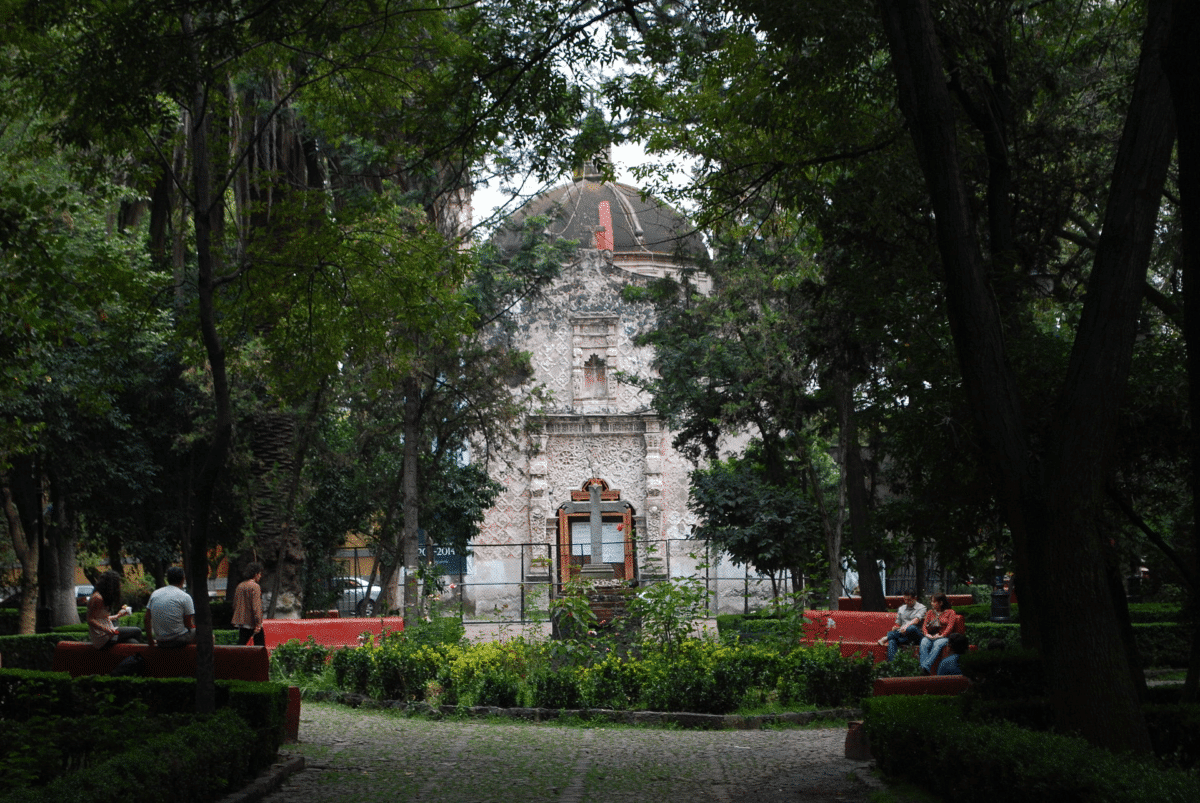 Plaza de la Conchita, Streets in Mexico City