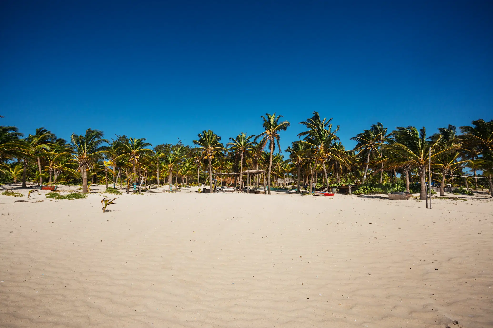 The beach at Sian Ka'an, Quintana Roo