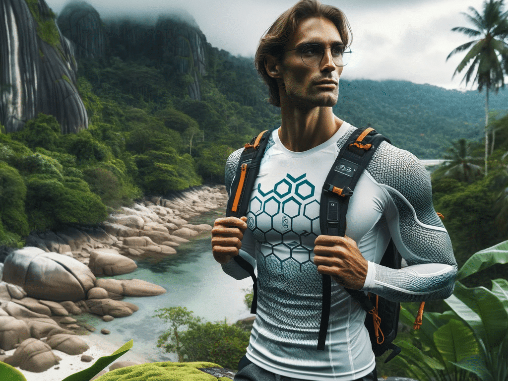 The future - a traveller in bio-inspired sportswear