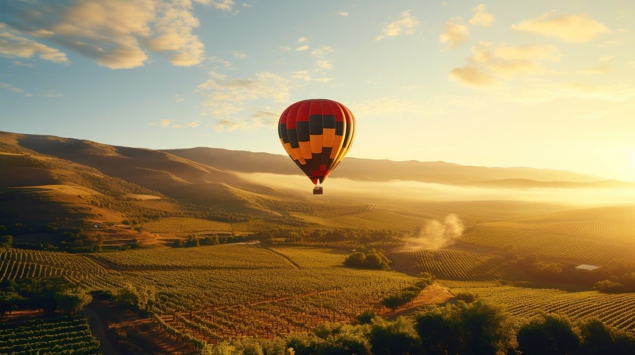 Relaxing in Napa Valley, California