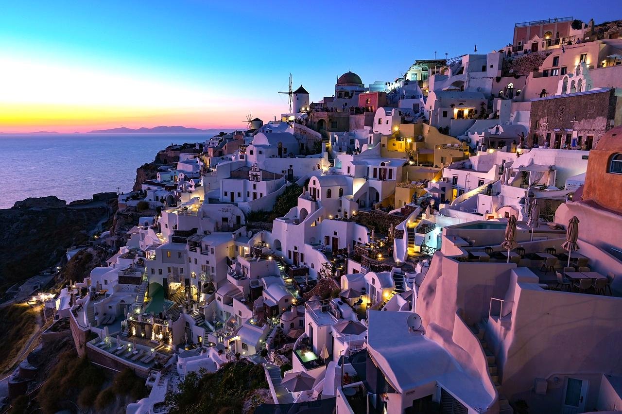 Santorini, Greece: Dramatic Sunsets and White-washed Beauty