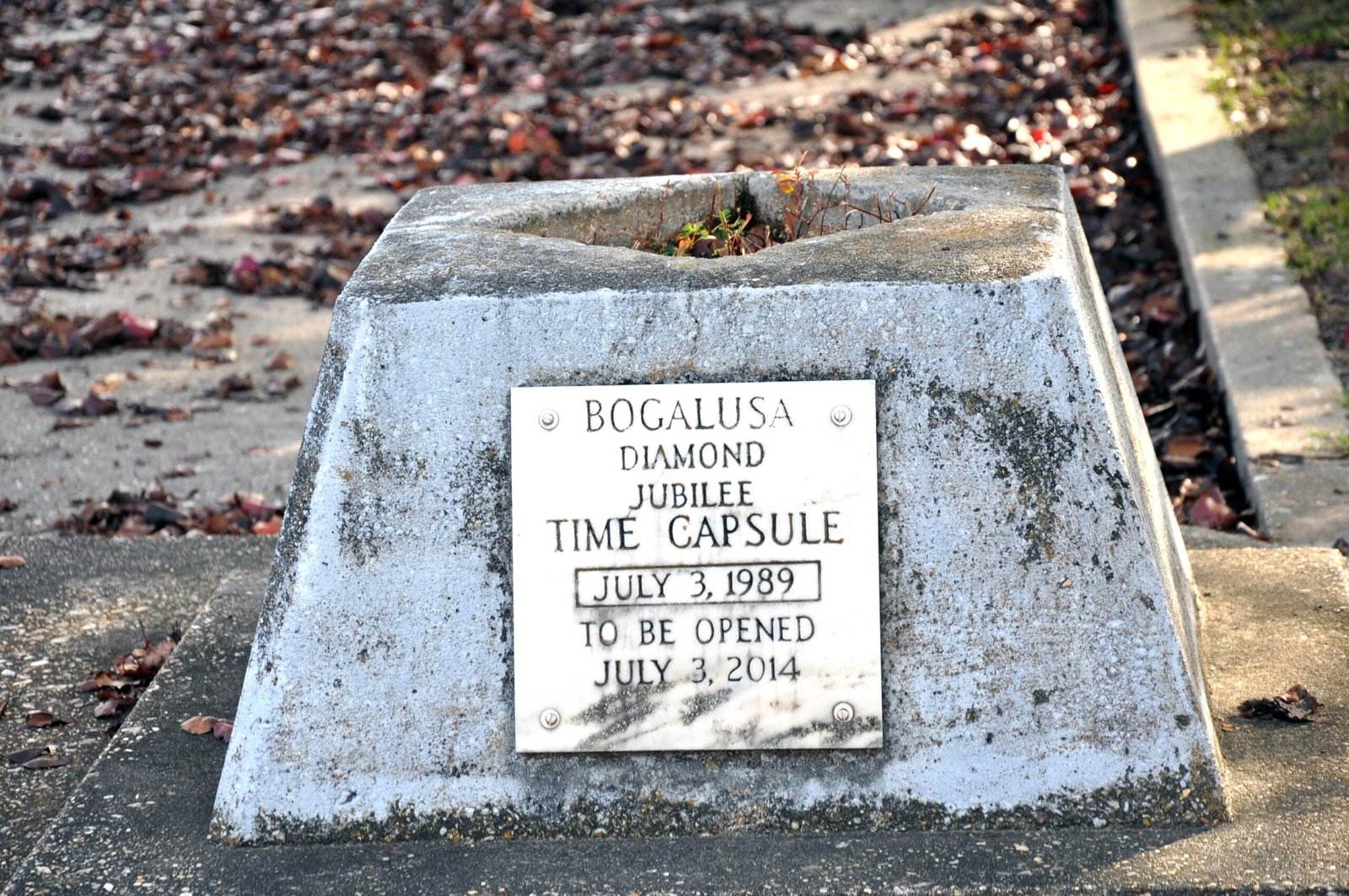 Time Capsule in the Cornerstone