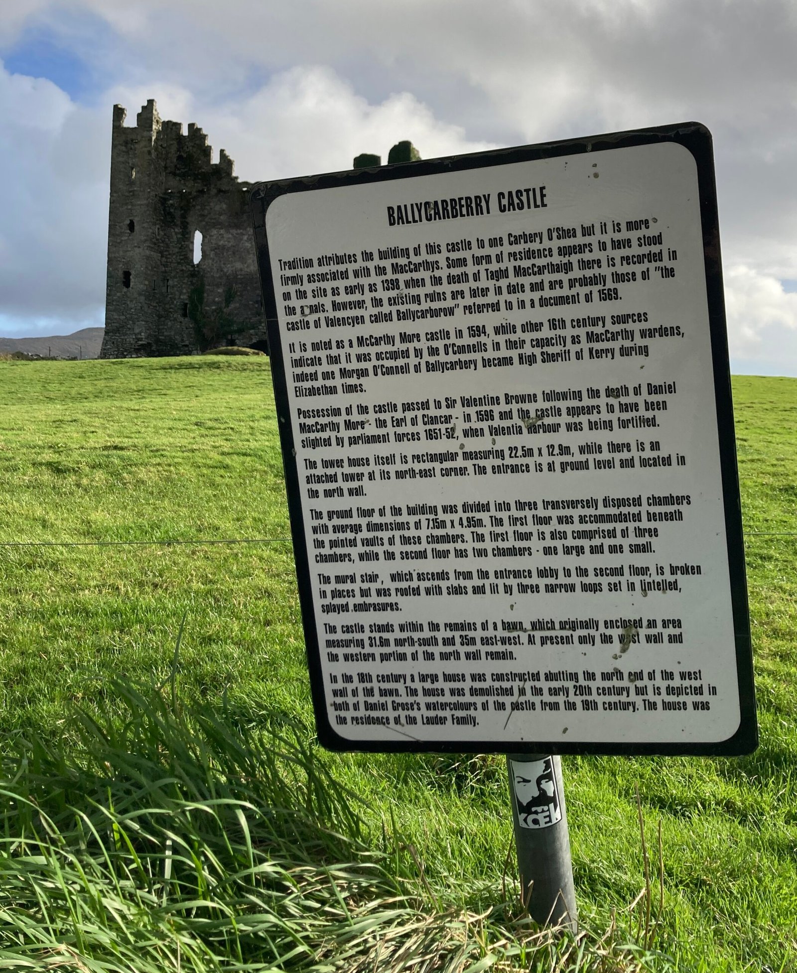 Ballycarbery Castle – County Kerry, Ireland