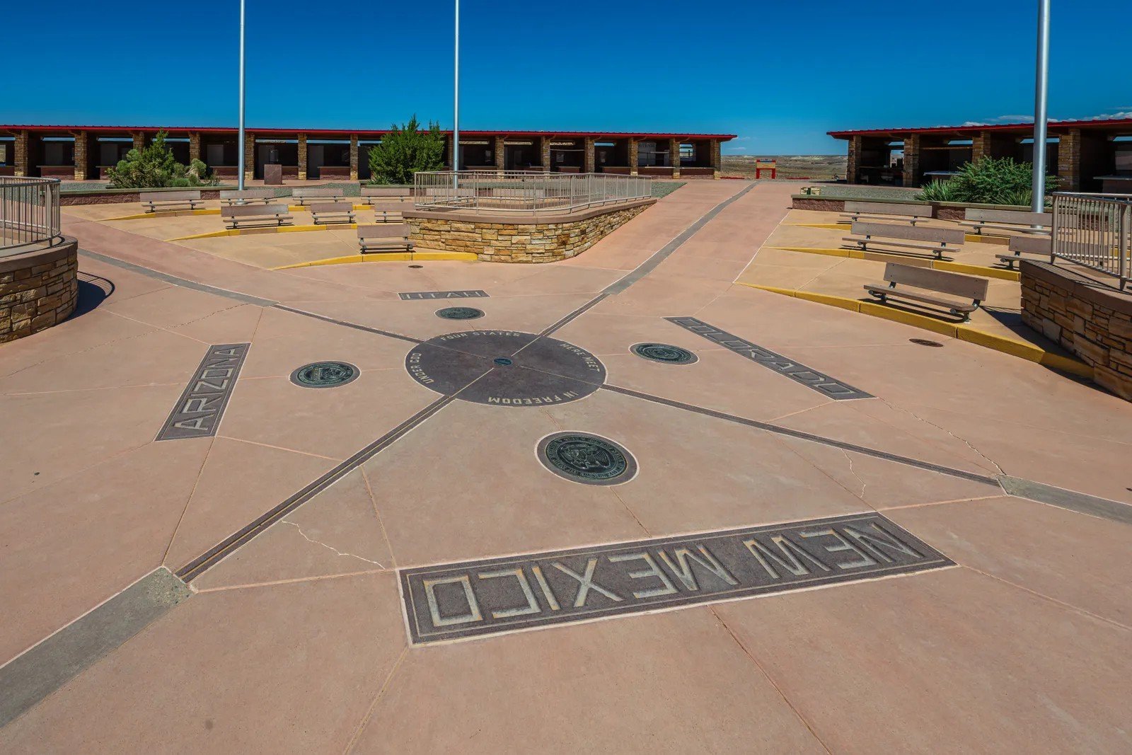 16. The Four Corners Monument, Southwest (Image Credits: Shutterstock)