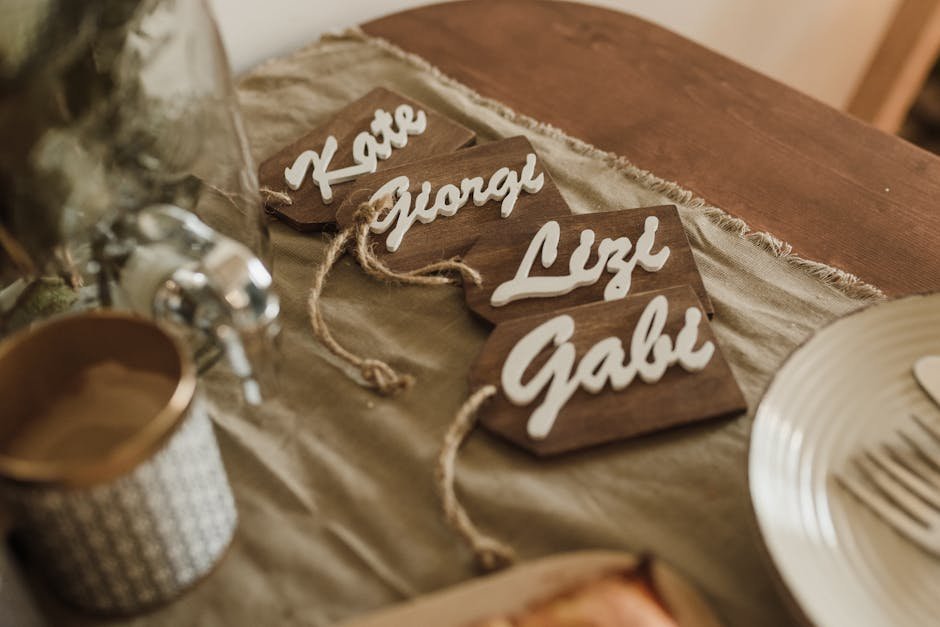 21. Using Name Tags at Smaller Gatherings (Image Credits: Pexels)