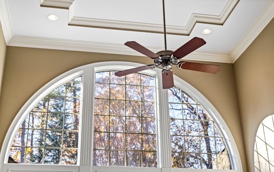 30. Old-Style Ceiling Fans With Light Kits (Image Credits: Pexels)
