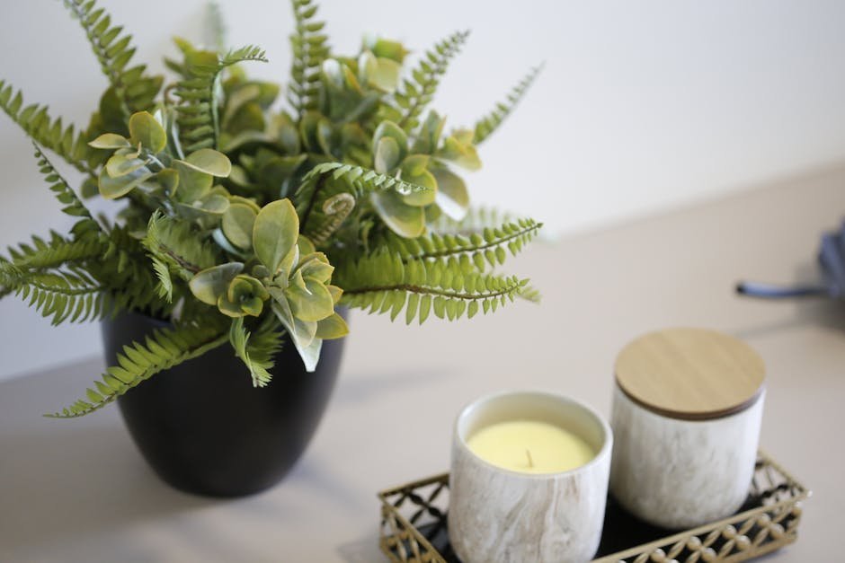 2. Cheap Fake Plants With Dusty Plastic Leaves (Image Credits: Pexels)