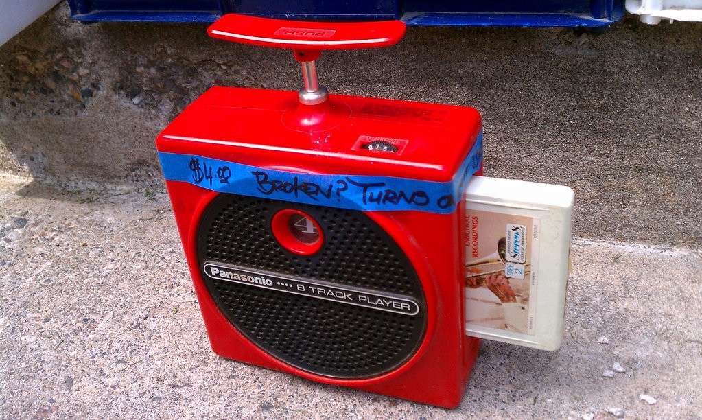 6. The 8-Track Tape Player (JCHaywire, Flickr, CC BY-SA 2.0)