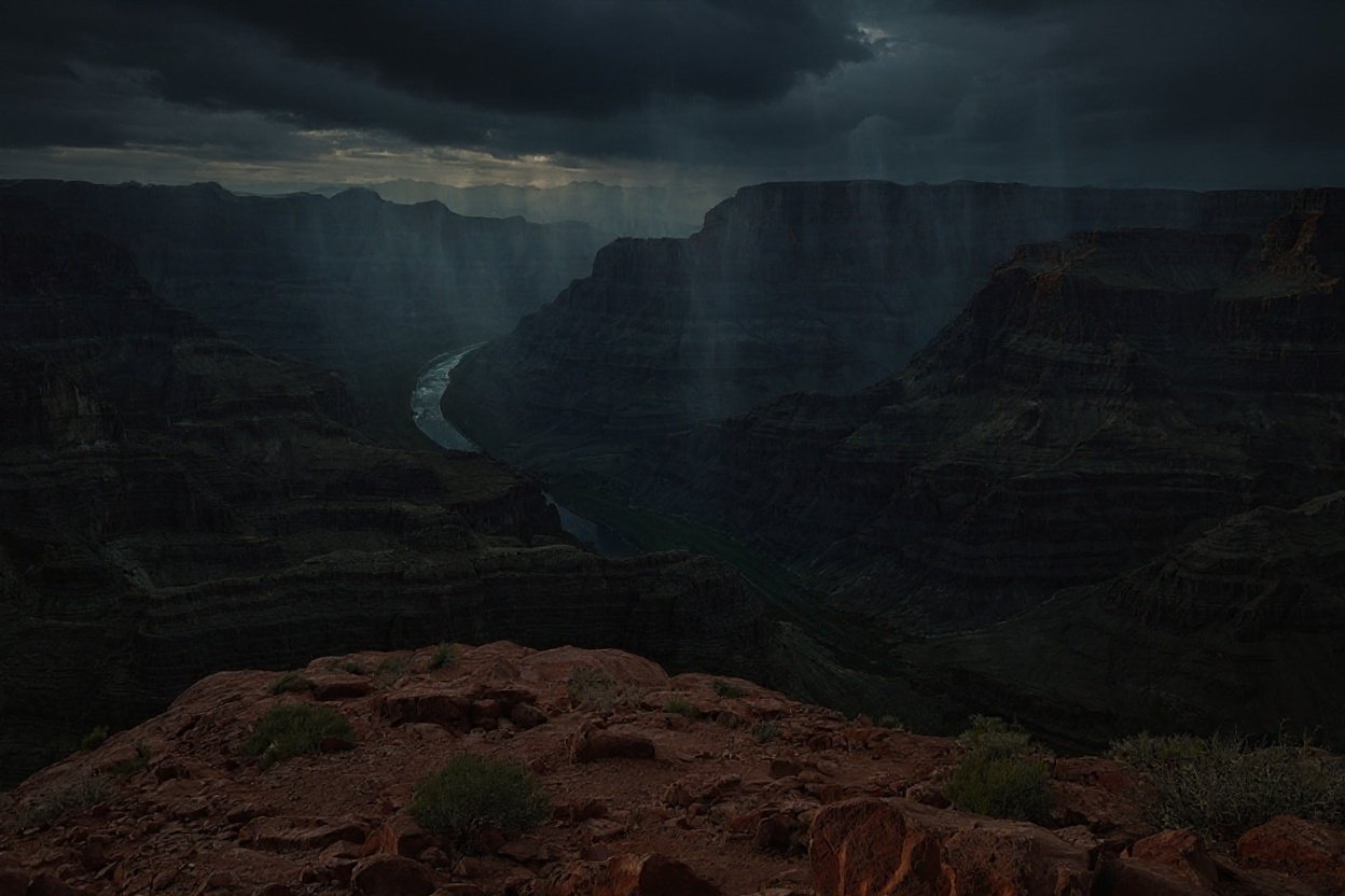 #7. The Grand Canyon, Arizona - Carved Over 17 Million Years - Monsoon Storm