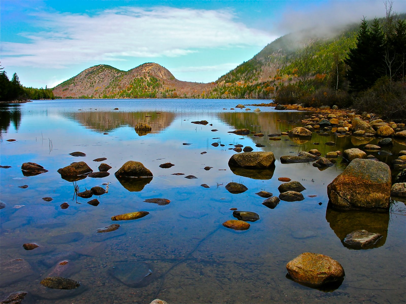 Acadia National Park (Jordan Pond and the Bubbles), Maine