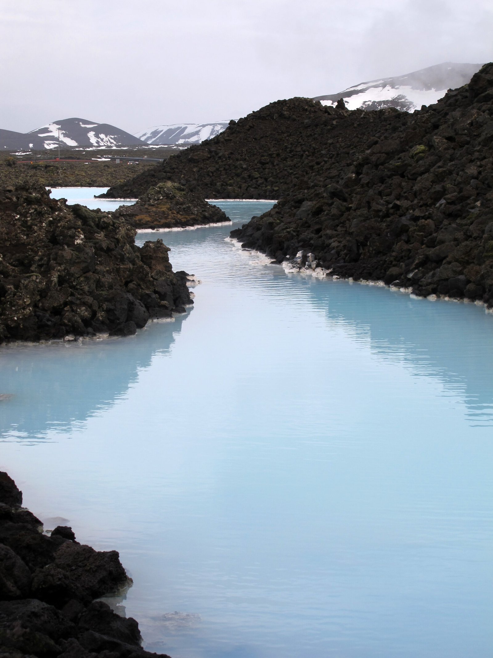 The Blue Lagoon in Iceland, in January 2012