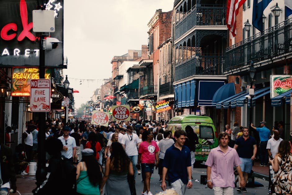 #9 - Bourbon Street, New Orleans: The Real NOLA Is Everywhere Else (Image Credits: Pexels)