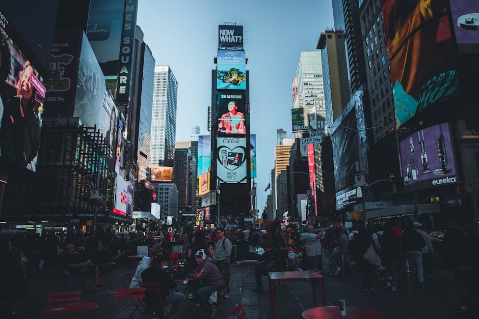 #6 - Times Square / New York City, NY: The Crossroads of Disappointment (Image Credits: Pexels)