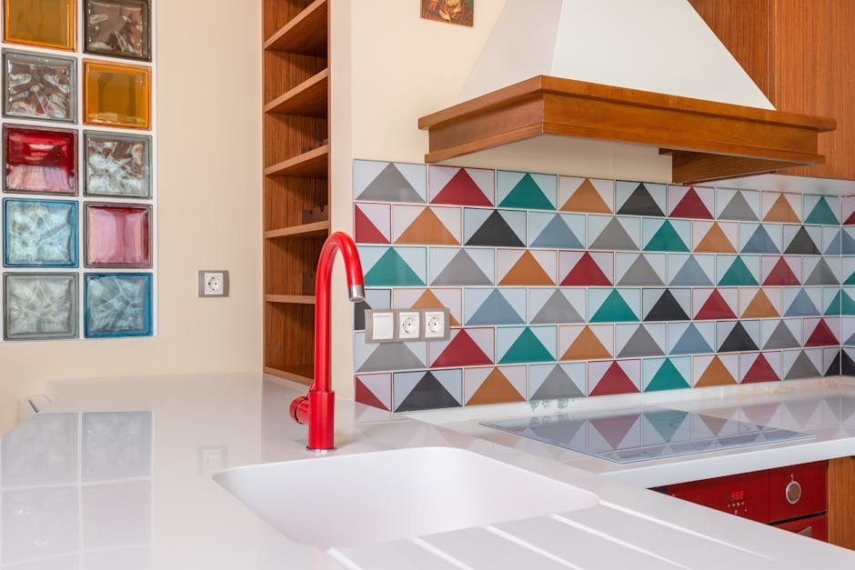 #10 - Ornate or Busy Patterned Backsplash Tiles (Image Credits: Pexels)