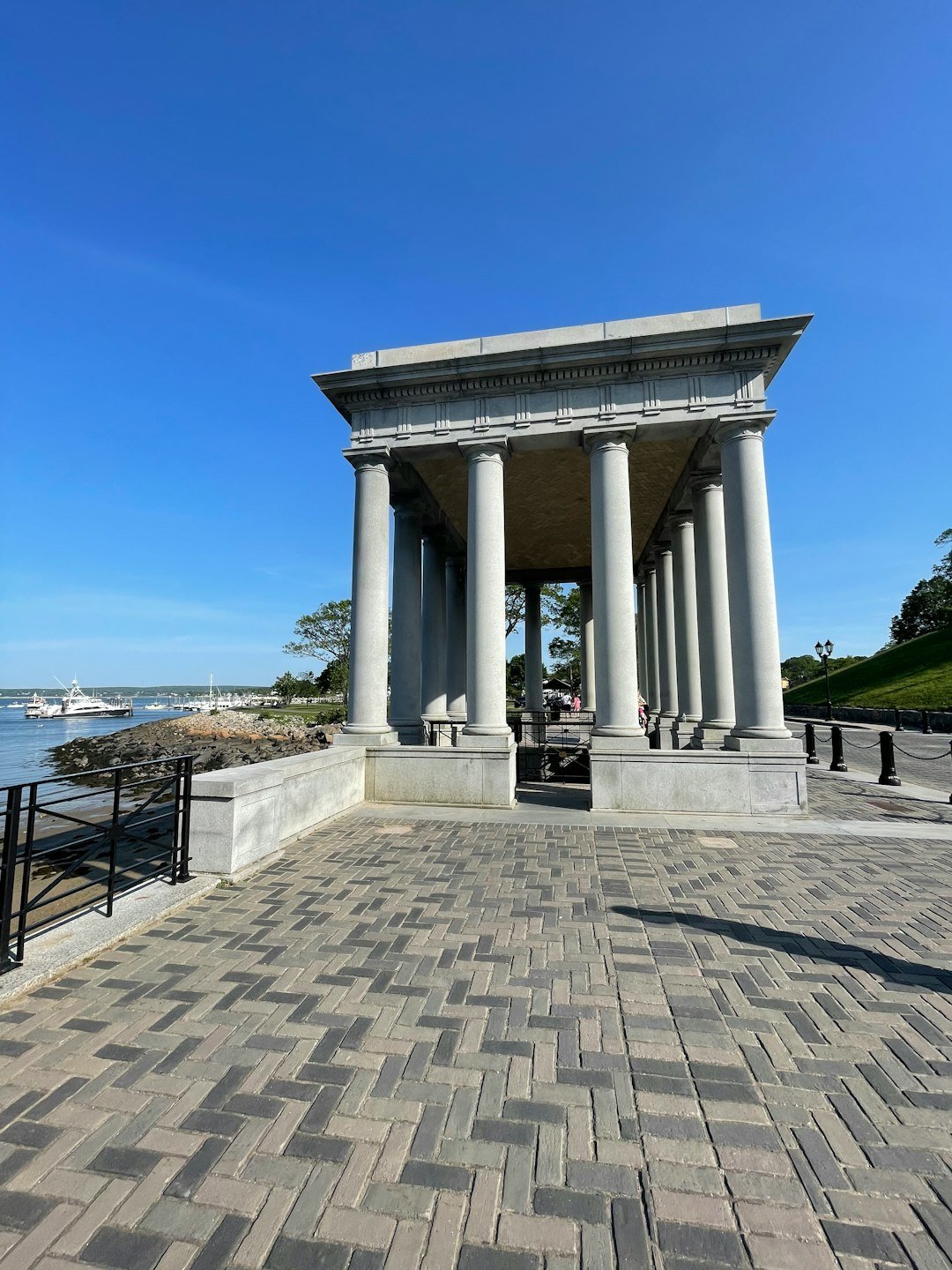 #9 - Plymouth Rock, Massachusetts: A Famous Rock That Is Just... a Rock (Image Credits: Unsplash)