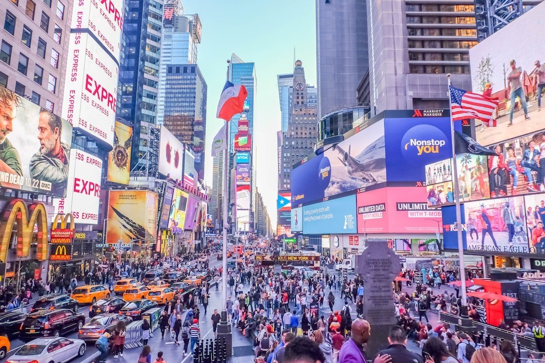 #2 - New York City (Times Square and the Tourist Zones): A Permanent Crowd Experiment (Image Credits: Unsplash)